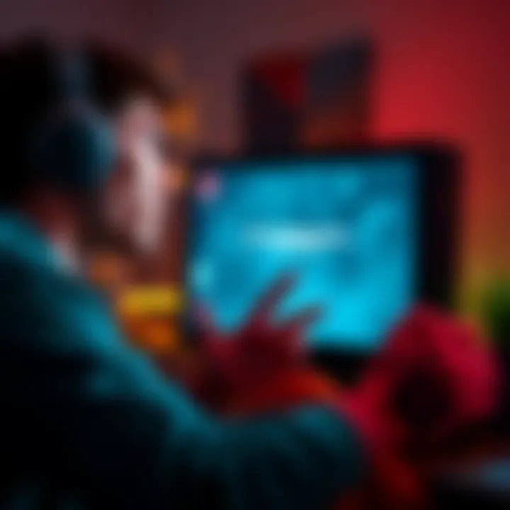 A gamer looking at their Series X console with a puzzled expression while troubleshooting an error message on the screen