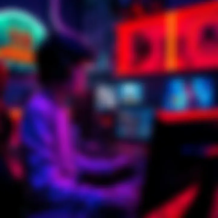 A gamer customizing their loadout on a computer screen, focused on improving gameplay.