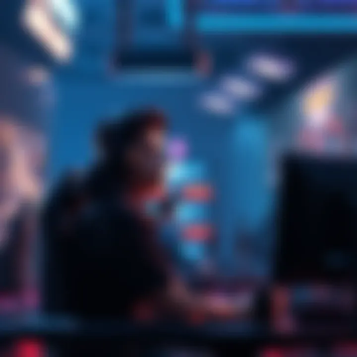 A gamer sits in front of a screen, deep in thought, reflecting on decisions made in a solo lobby during a gaming session.