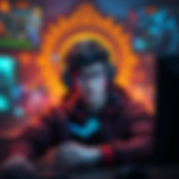 A gamer with a Steam Deck looks frustrated while trying to fix 4K resolution issues in Blue Prince, surrounded by game graphics on screen.