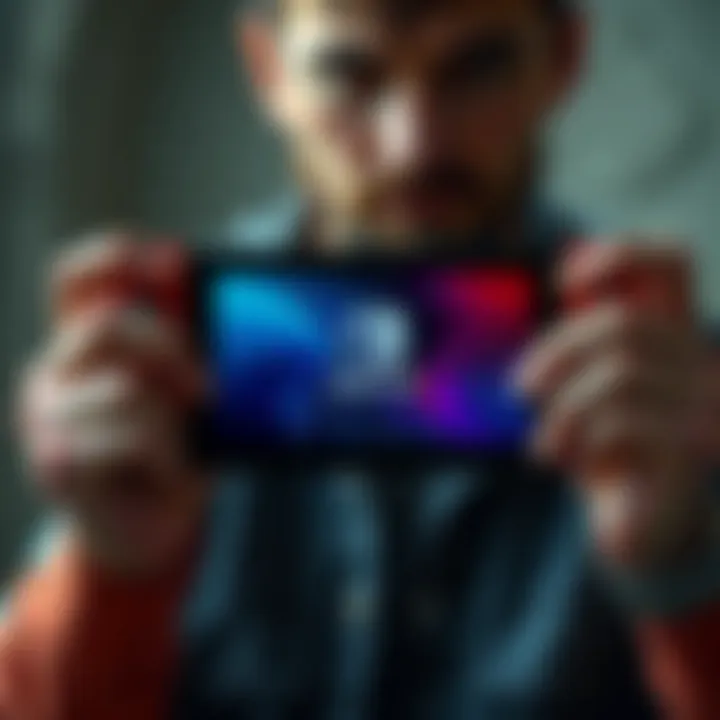 A gamer shows their damaged Switch 2 with a cracked screen, ready to contact Nintendo for a repair.