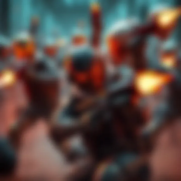 A gamer struggles against skull-marked enemies in the game UVHM1 with high-damage weapons.