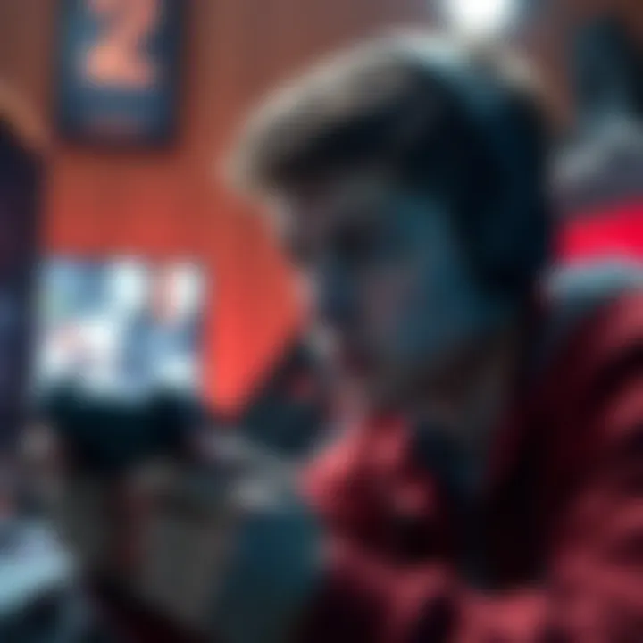 Transitioning to Single Player Games A gamer feeling anxious while looking at a game controller, contemplating switching from multiplayer to single-player games.