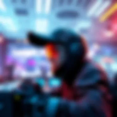 A gamer openly using a wall hack in a competitive game, showing an unfair advantage over other players.