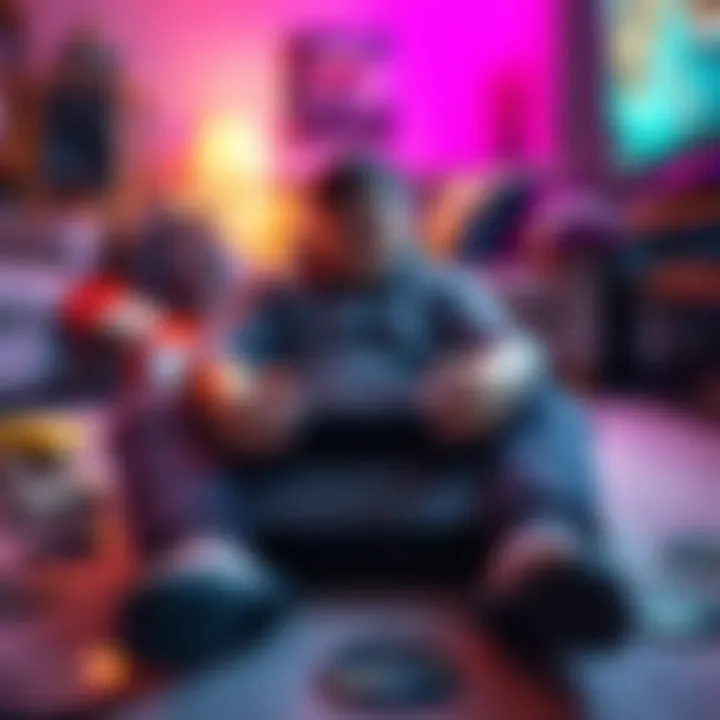 A gamer sitting on the floor with their PS3 console, surrounded by game discs and snacks, showing a cozy gaming setup.