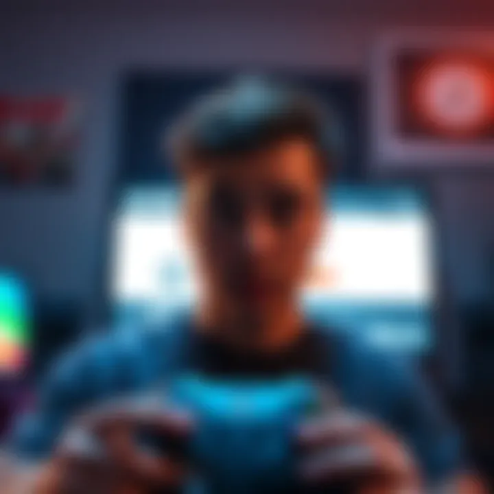 A frustrated gamer looks at their Xbox screen showing a ban message, expressing disappointment.