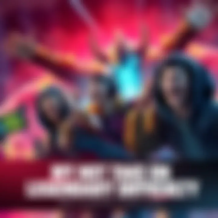 A group of gamers celebrating after defeating a challenging boss in a video game, showcasing teamwork and excitement.