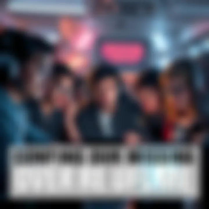 Group of gamers looking at screens with puzzled expressions, discussing the absence of the Stranger Things update for Dead by Daylight