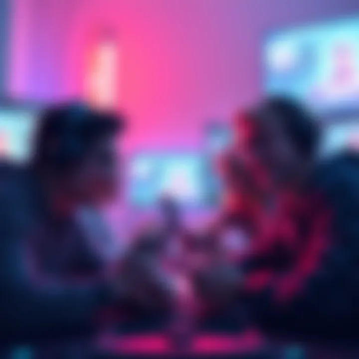 A group of gamers using Parsec to play video games together on their consoles after the shutdown