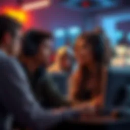 A group of gamers discussing in a forum about a female character's portrayal in a video game, showing reactions and opinions.