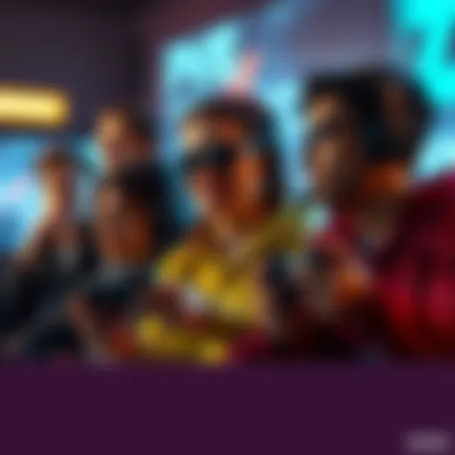 A group of gamers discussing concerns over the lack of PvE Only modes in gaming, with one person holding a controller and others listening intently.