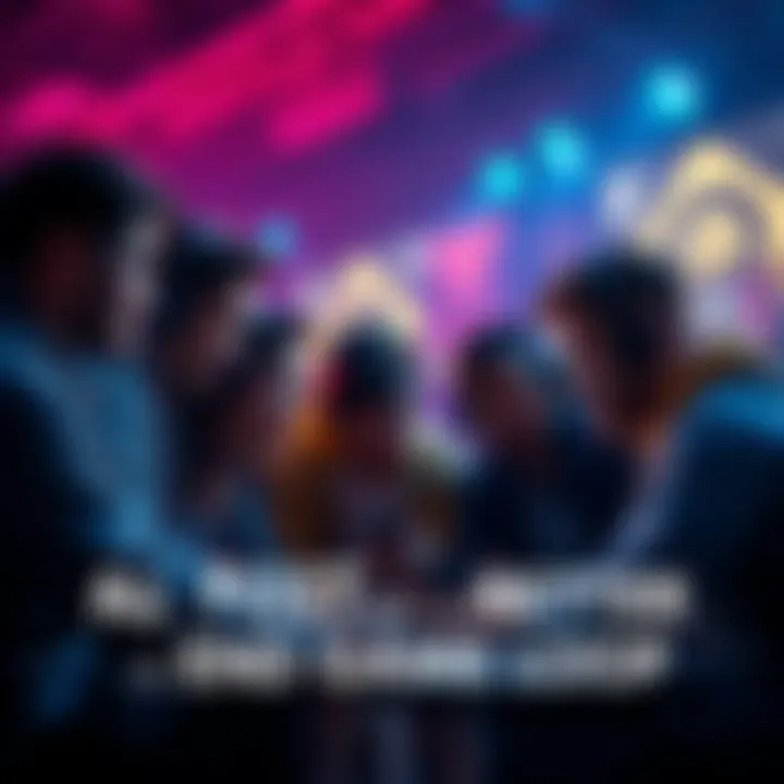 Group of gamers discussing improvements for end game loop in a video game