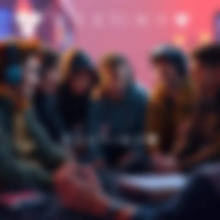 A group of gamers chatting about their opinions on Destiny, showing mixed emotions about the game's appeal.