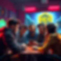 Group of gamers sharing thoughts about the Hex quest and 1999 Hollvania art style in a lively online chat