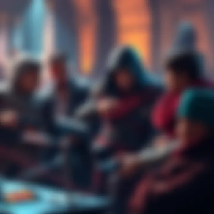 Gamers Discuss New Revelations Game Group of gamers sharing opinions about the latest Revelations game featuring Ezio and Altair