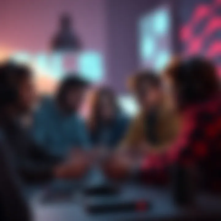 A group of gamers chatting online about packet loss issues while playing games