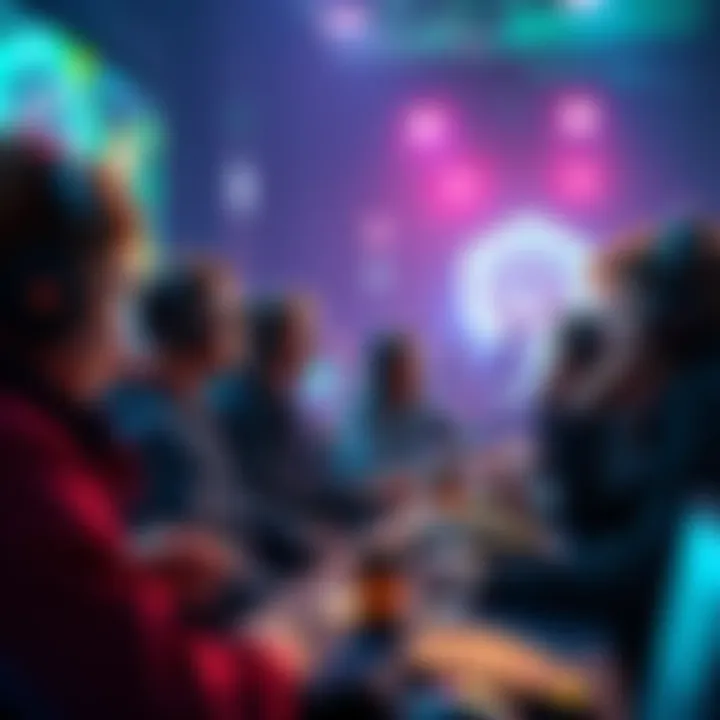 A group of gamers expressing concerns about performance issues in new AAA games during a discussion.