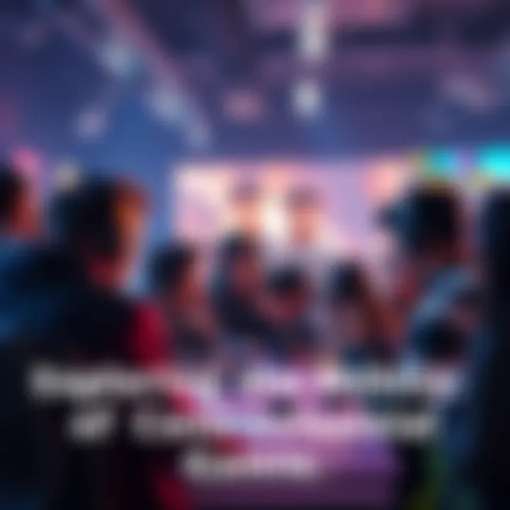 A group of gamers debating the merits and flaws of a controversial video game