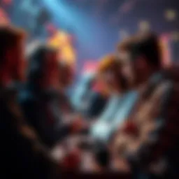 Gamers Discussing Game Opinions A group of gamers chatting and sharing their thoughts about a video game at a forum