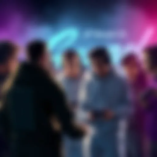 A group of gamers debating loadout options with controllers in hand, highlighting the discussion about free loadout changes.