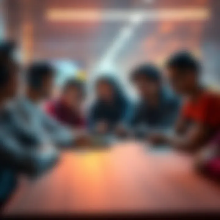 Group of gamers sharing opinions about original games being replaced by remasters at a table