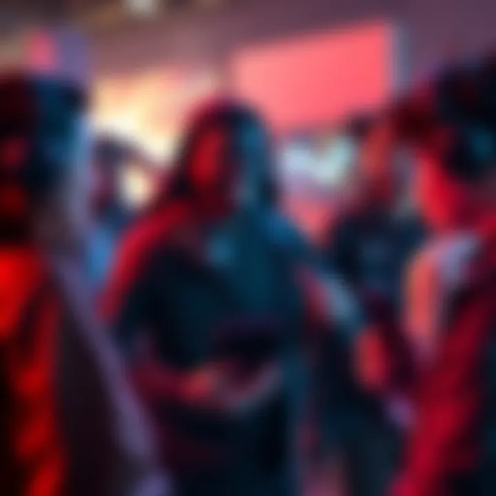 A group of gamers talking about their complaints regarding the Steam Deck with the device in hand