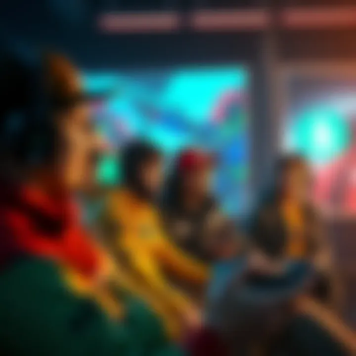 A group of gamers sharing stories about exclusive in-game skins they can no longer obtain, showing their emotional reactions