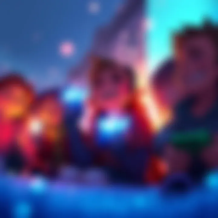 A group of gamers expressing emotions after finishing Ori and the Will of the Wisps, showing joy and sadness
