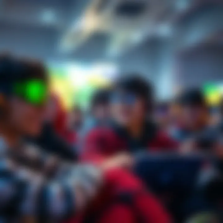 Group of gamers engaged in different free games like Minecraft and Fortnite