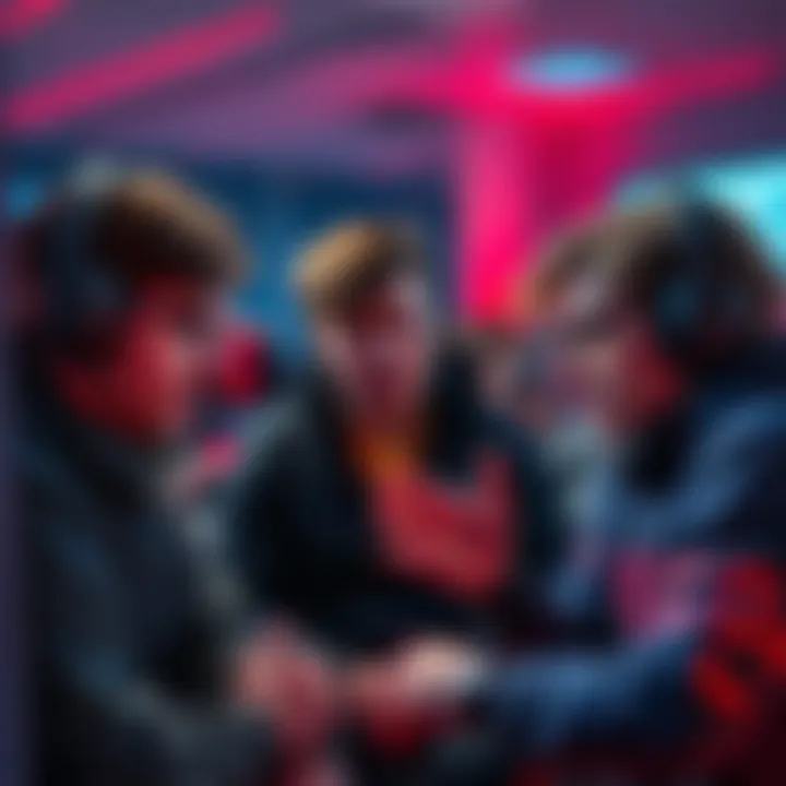 Gamers Express Frustration Over Game Changes A group of gamers showing frustration while discussing changes to Bloodpoint offerings in a game, highlighting their concerns about the new system