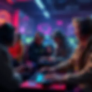 Gamers frustrated with loadout changes A group of gamers discussing their concerns about loadout presets in a gaming environment