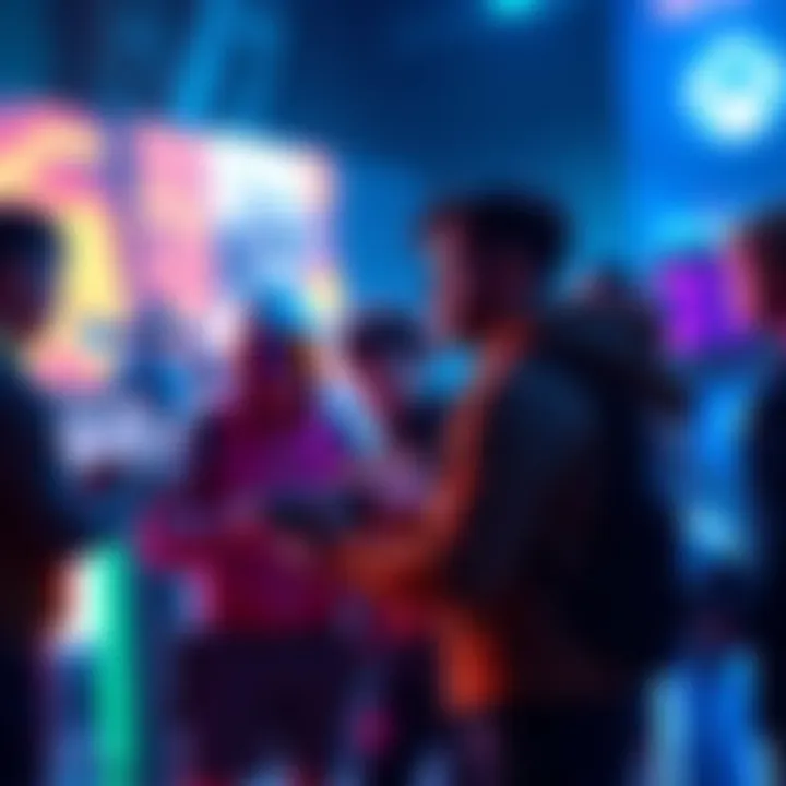 A group of gamers discussing their platform choices for Marathon, with PS5, Xbox, and PC visible around them