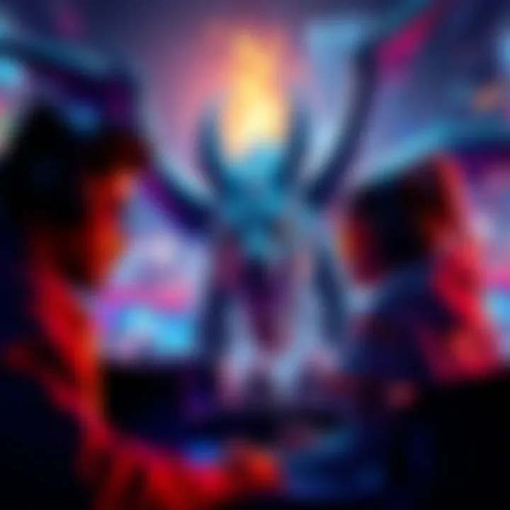 Gamers preparing for Ender Dragon battle StableRonaldo and Jynxzi gear up to face the Ender Dragon in a vibrant gaming setting