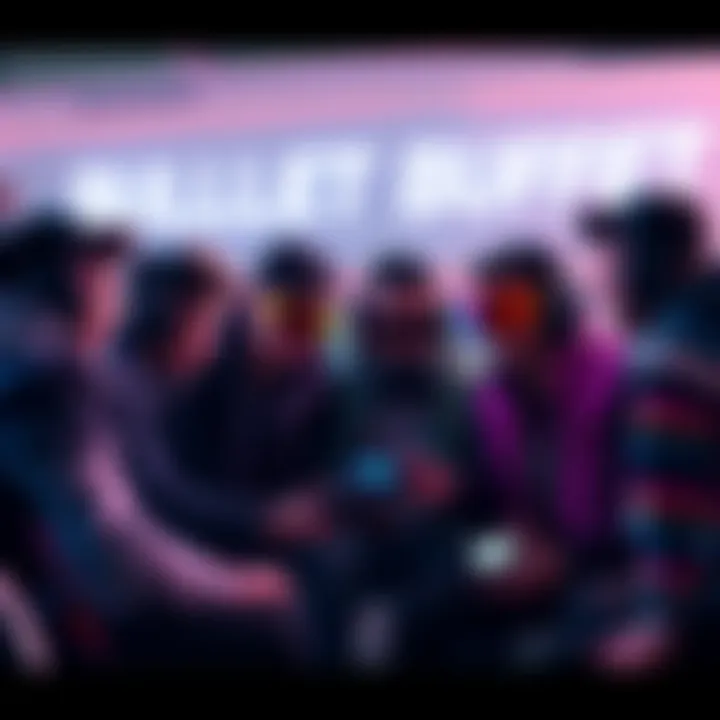 Gamers searching for Bullet Buffet Re-Volter A group of gamers on PS5 discussing strategies to find the Bullet Buffet Re-Volter