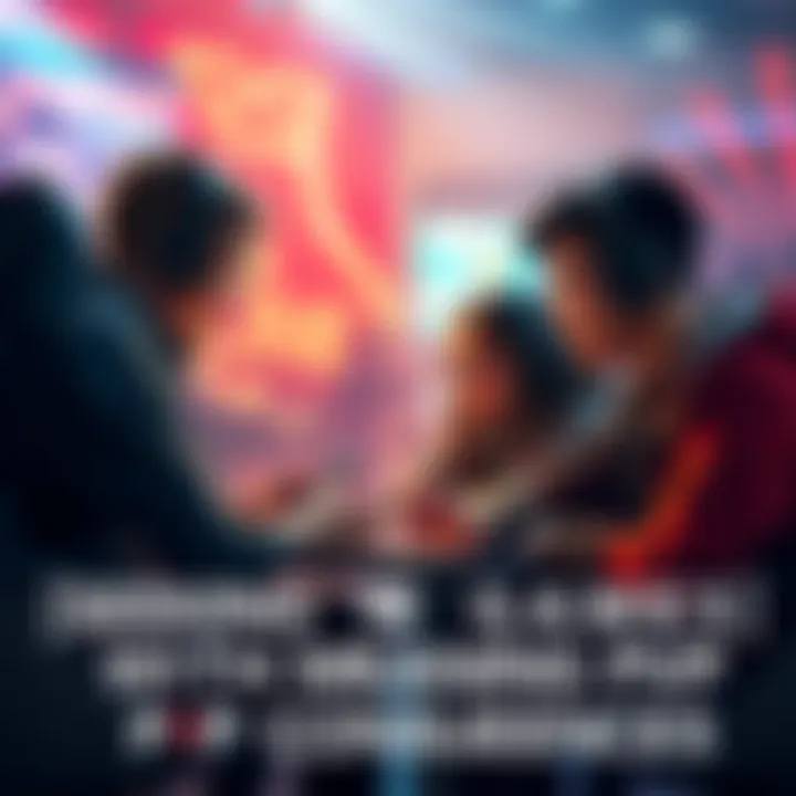 Group of gamers discussing video games with meaningful PvP consequences and strategic gameplay