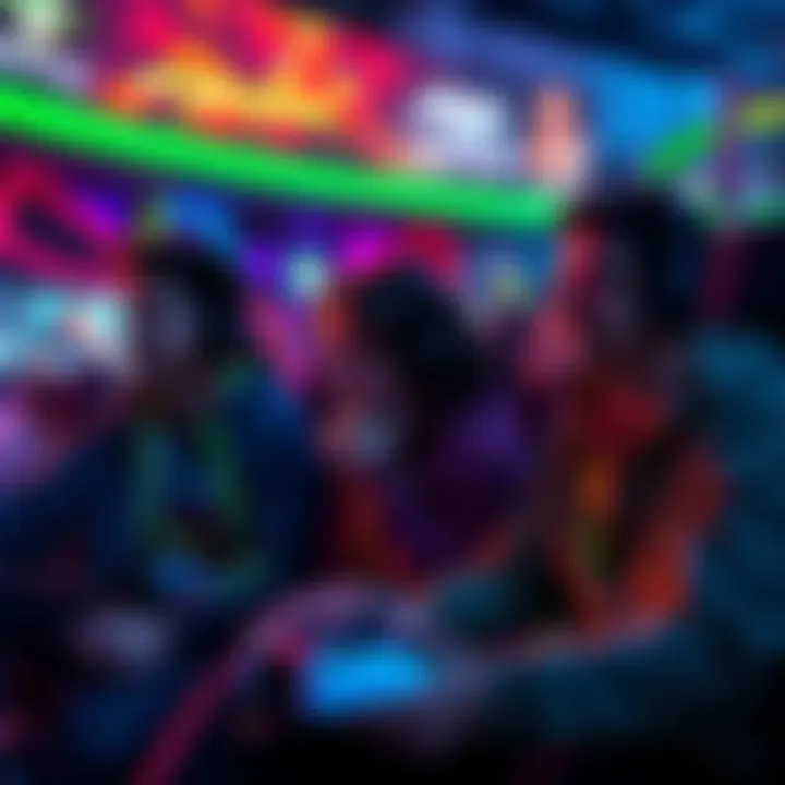 Gamers enjoying Xbox Cloud Gaming People playing Xbox Cloud Gaming while enjoying Cyberpunk 2077 and other popular games