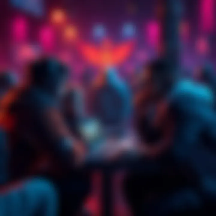 A group of gamers discussing their challenges in Act 2 after tough battles against Nemesis