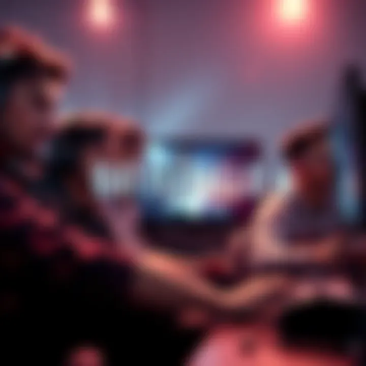 A group of gamers looking unhappy while playing Battlefield 6 on consoles, showing low frame rates on the screen