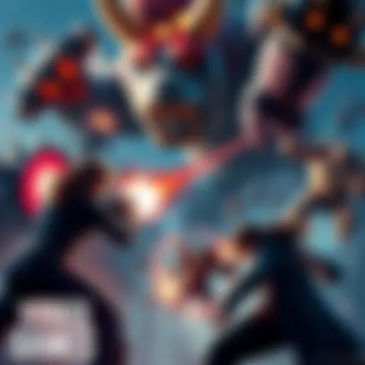 A group of gamers engaged in intense battles against various challenging video game bosses, showcasing their skills and determination.