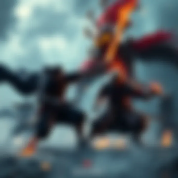 A tense scene of players fighting the challenging boss Ishin in Sekiro, showcasing intense gameplay and strategy.