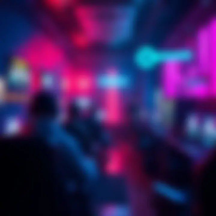 A group of gamers focuses on collecting keys in a virtual game room, with some waiting to exfiltrate while others engage in quests