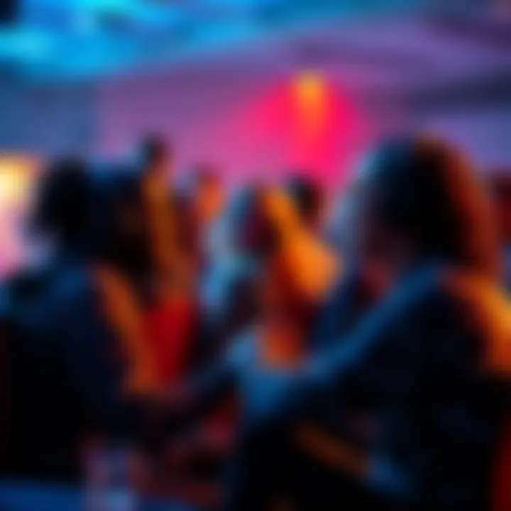 Gamers Connecting at Event A group of players enjoying the event together, sharing laughs and playing in a friendly atmosphere.