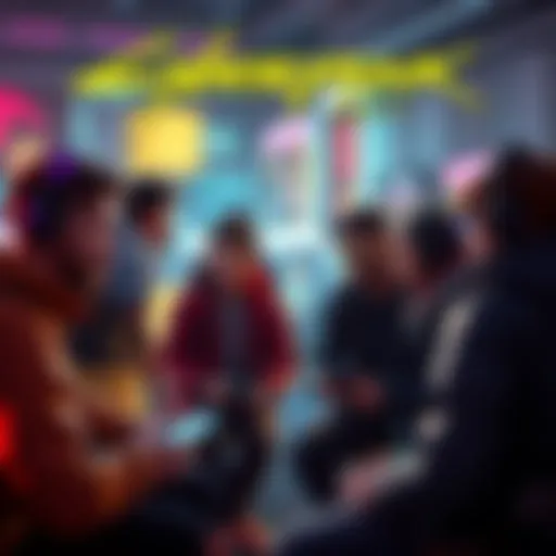 Group of gamers sharing experiences about bugs in Cyberpunk 2077 launch