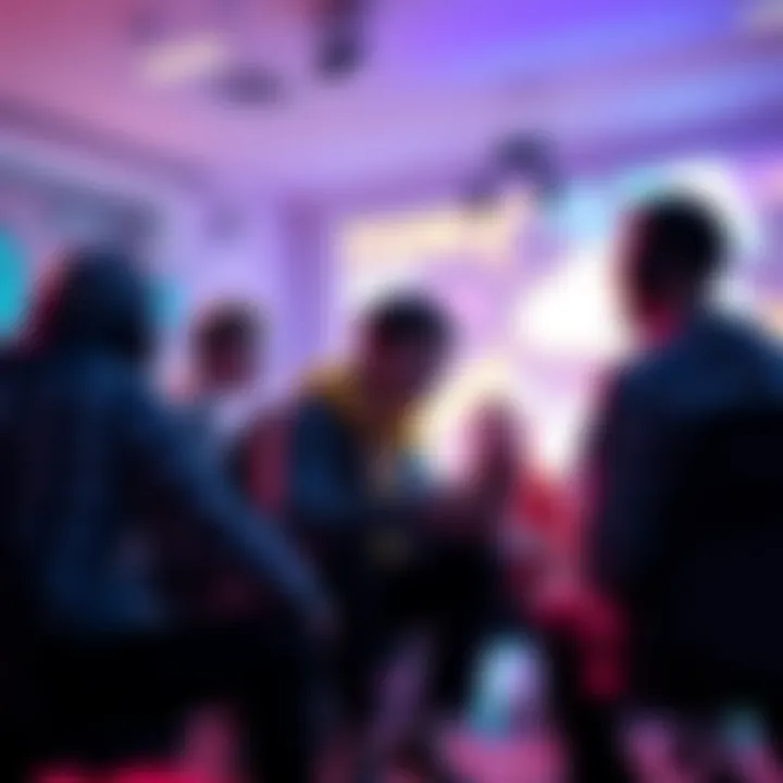 A group of gamers discussing complaints about peanuts and game glitches