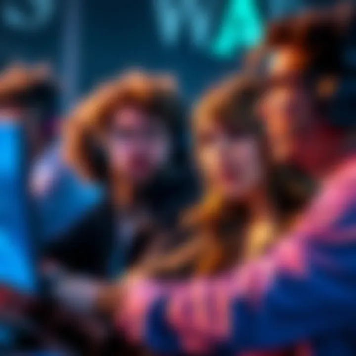 A group of gamers discussing reasons for not playing World of Warcraft, showing expressions of concern and interest.