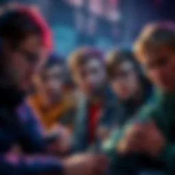 A group of gamers with expressions of disappointment as they discuss The Judgment game, highlighting low player interest.