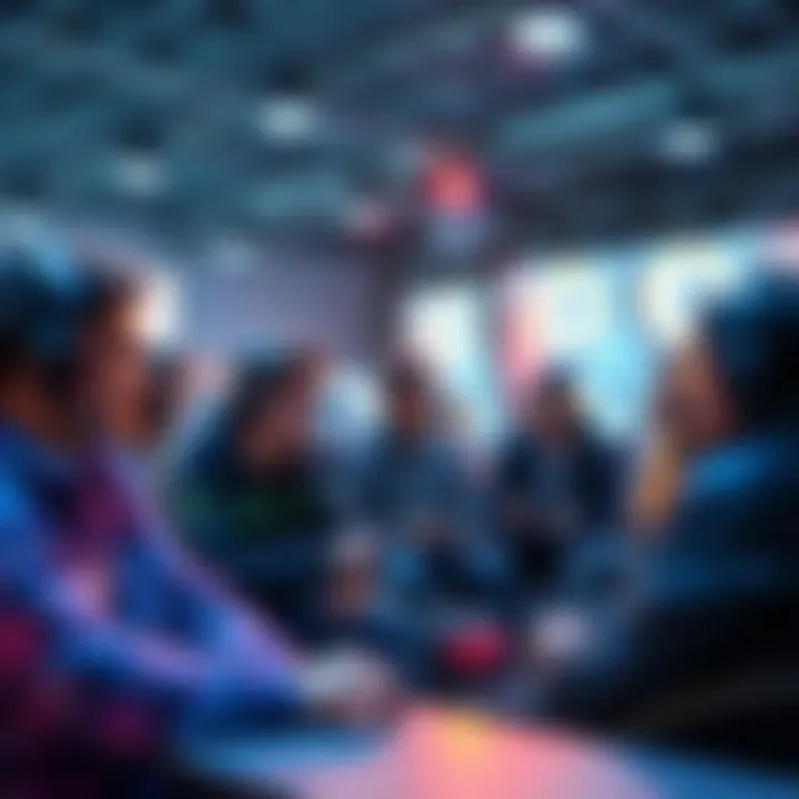 A group of gamers talking about video game challenge levels in a forum setting