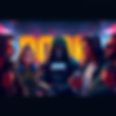 A group of gamers sharing opinions about the storylines in DOOM games, showcasing mixed reactions with some engaged and others skeptical.