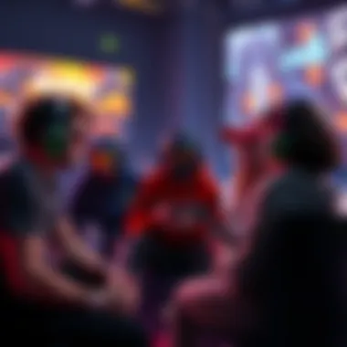 A group of gamers debating the effects of Nvidia's DLSS 5 AI filter on gameplay.