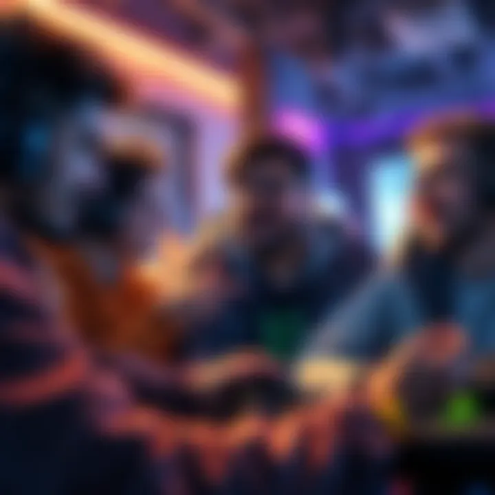 A group of gamers talking about their experiences with the game Mirage, showing excitement and debate over its value compared to other titles.